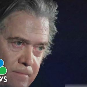 House Votes To Hold Bannon In Contempt of Congress