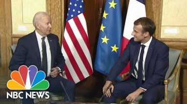 Biden Meets With Macron and Pope Francis As Domestic Agenda Faces Challenges At Home